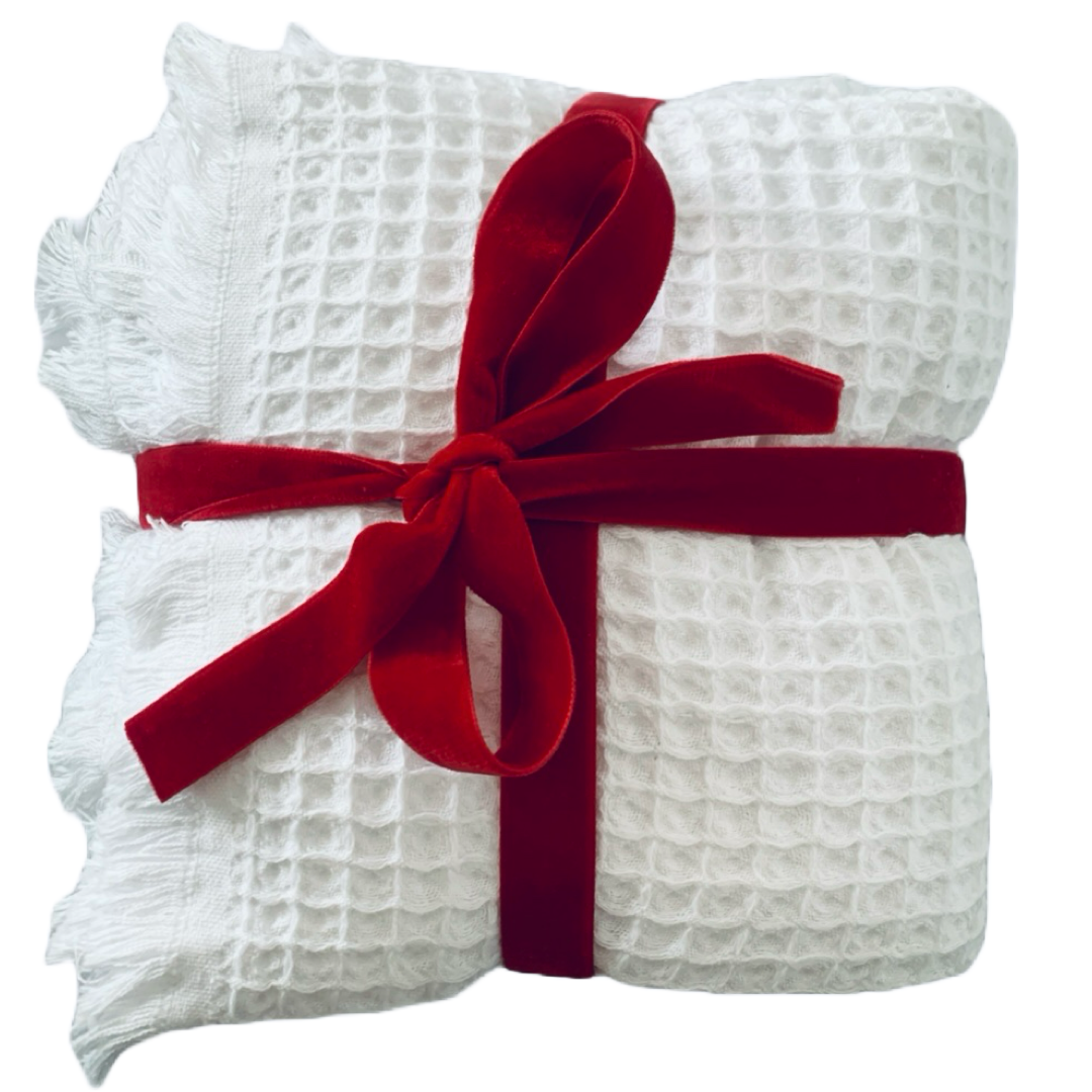 Waffled towel