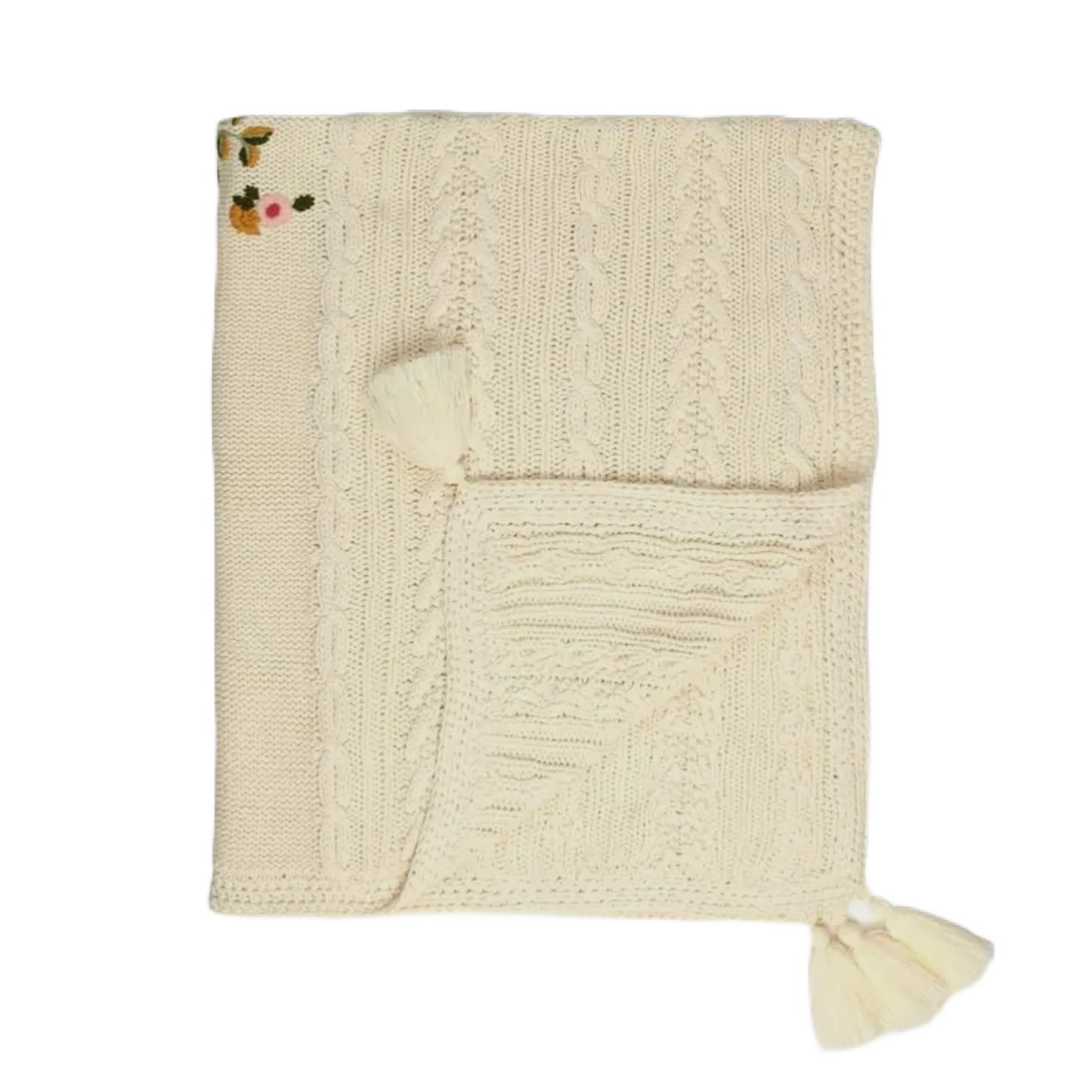Knitted baby blanket