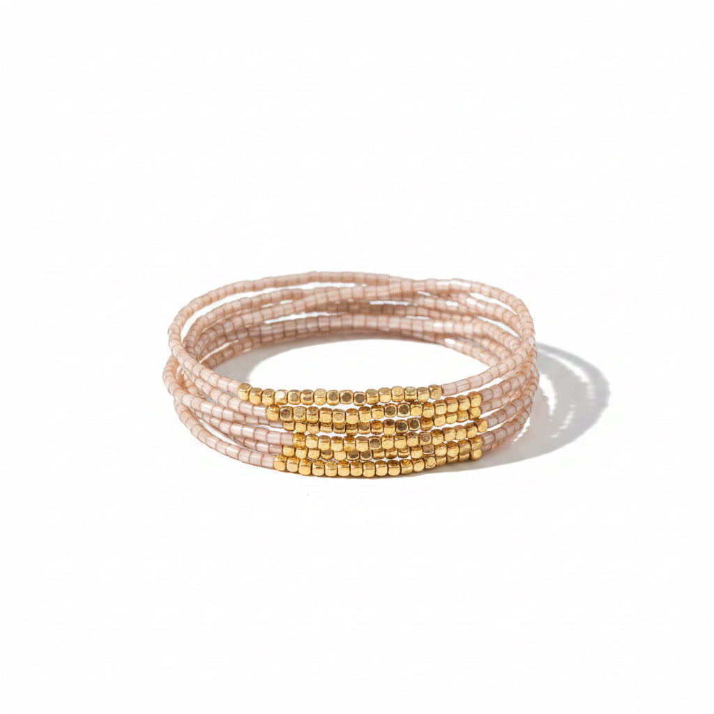 Nude armbåndssæt - 6 stk.