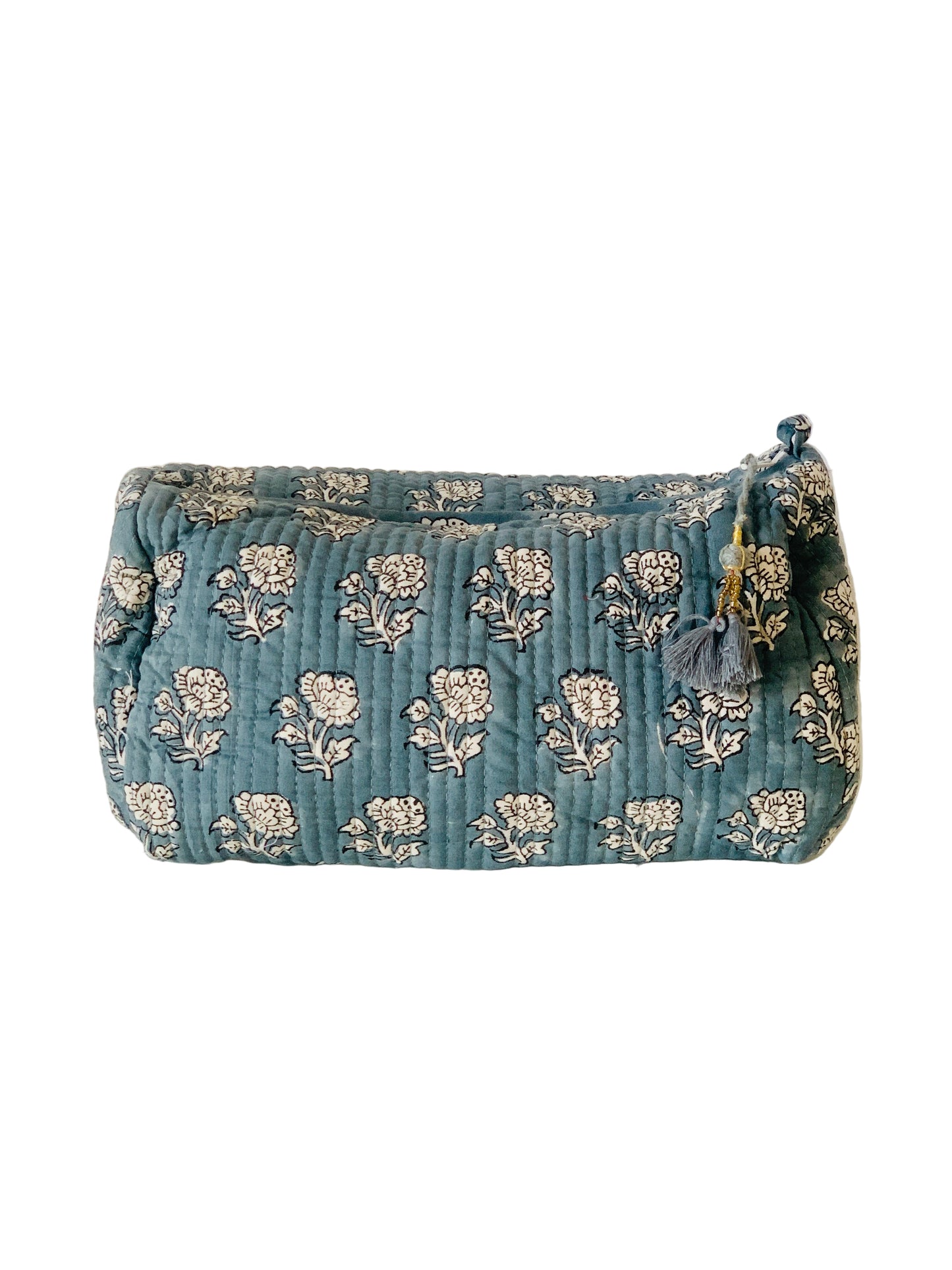 Block print toiletry bag (3 sizes)