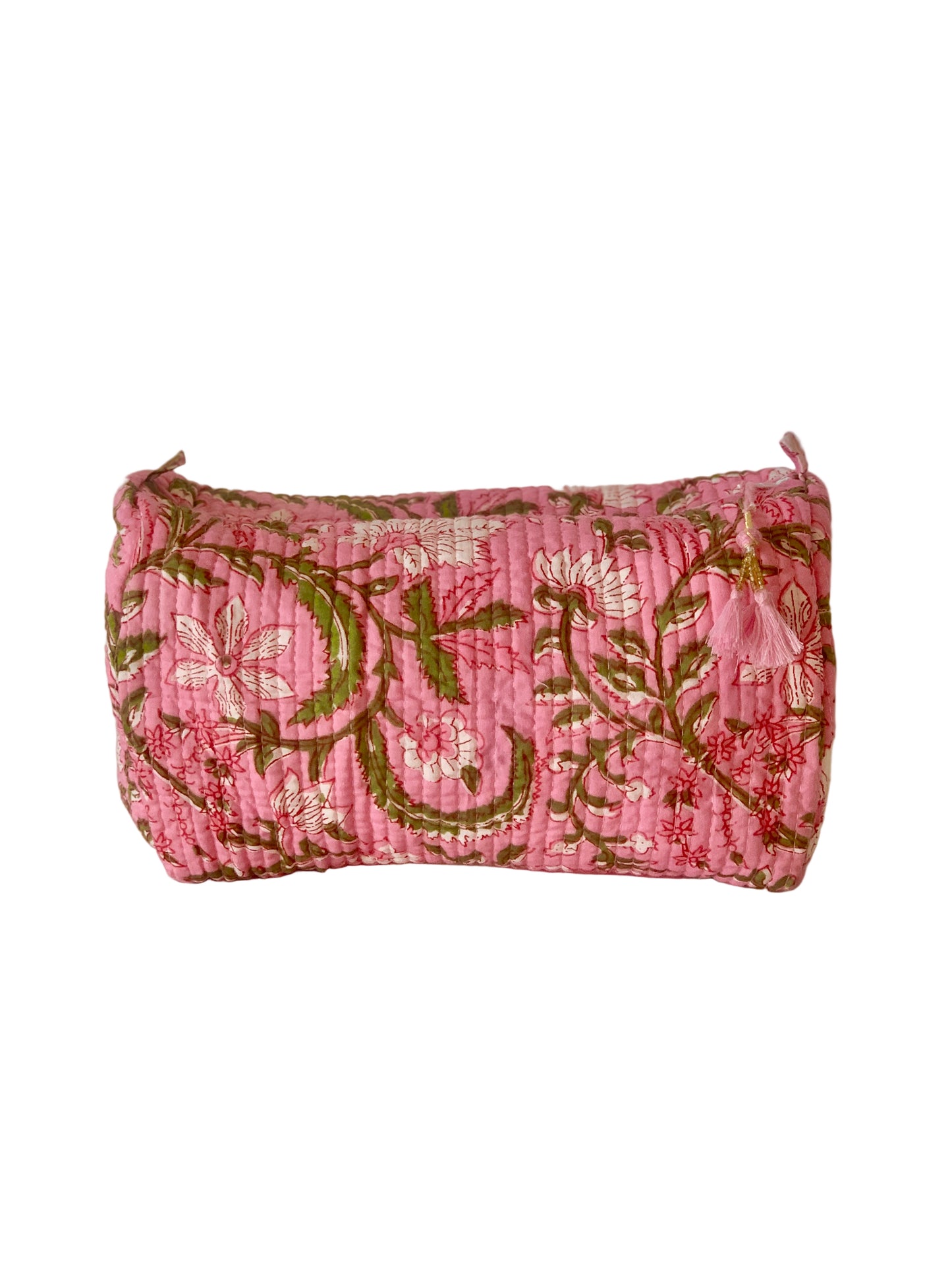 Block print toiletry bag (3 sizes)