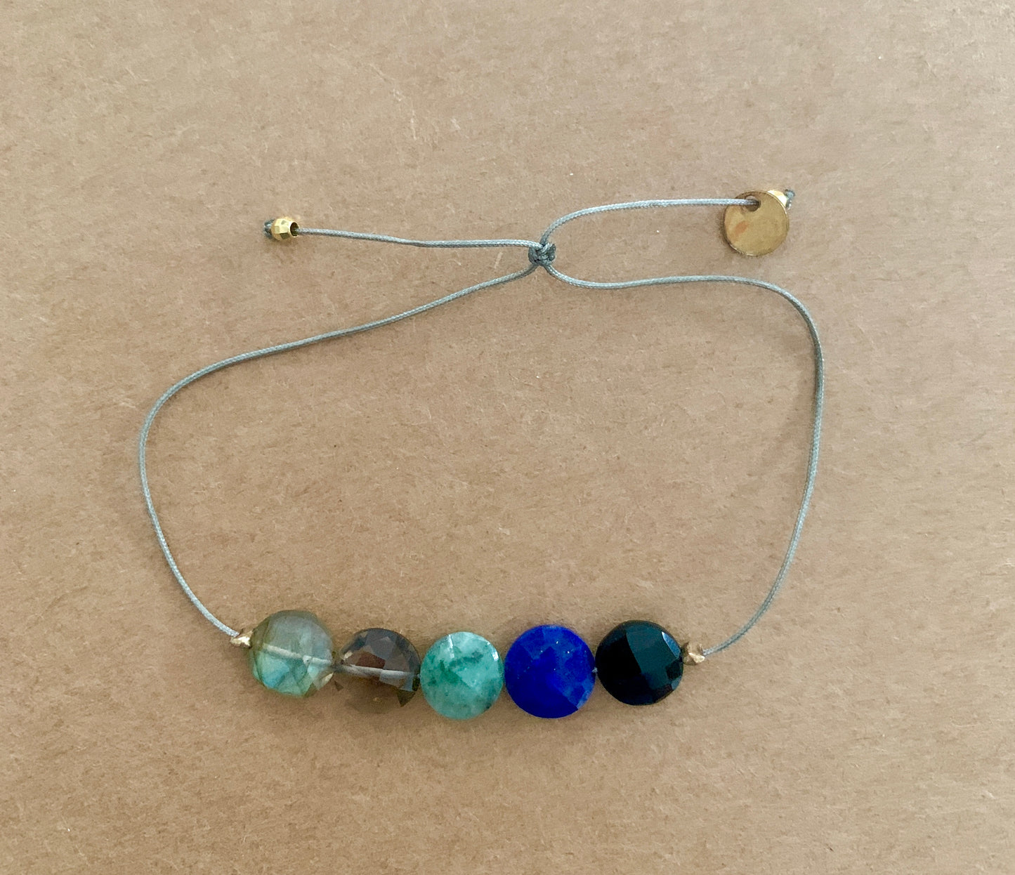 Bracelet with semiprecious stones