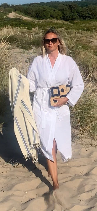 Linen robe