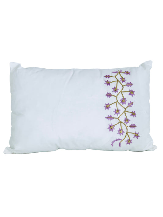 Small embroidered pillow