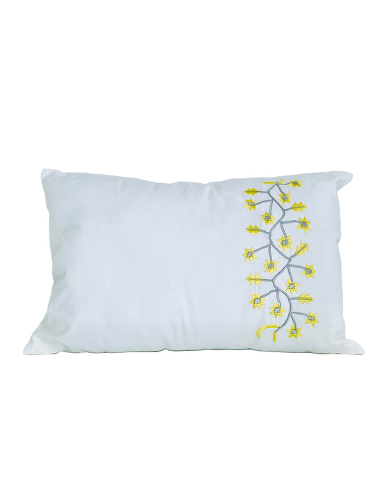 Small embroidered cushion