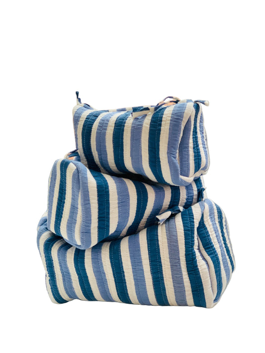 Block print toiletry bag (3 sizes)