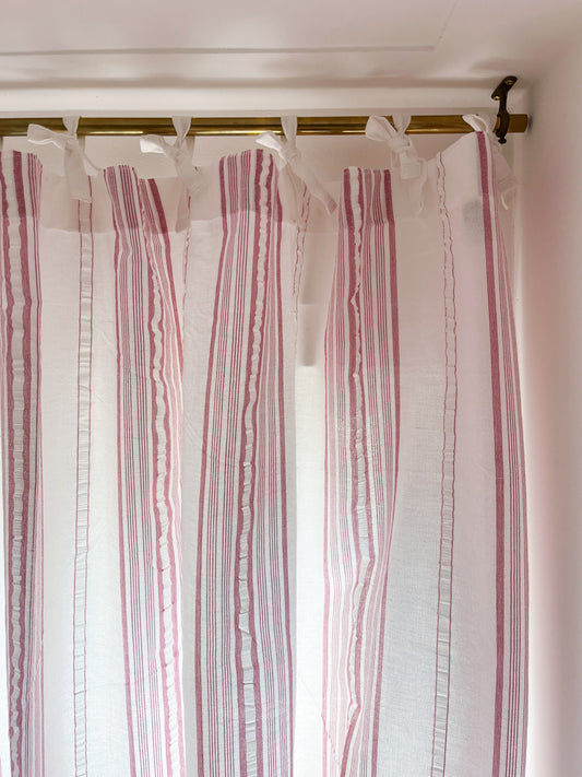 Striped curtain